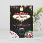 ニューイヤーズエブベガスカジノパーティの招待状 招待状 (スタンド正面)