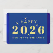 ニューイヤーズエブホリデーパーティー招待状 招待状 (正面)