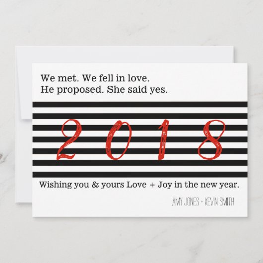 ニューイヤーズエンゲージメント発表写真カード シーズンカード