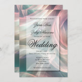 ニューイヤーズグラマラスお祝い結婚式 案内状 (正面/裏面)