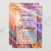 ニューイヤーズスパークルセレブレーション  ウェディング 案内状 (正面/裏面)