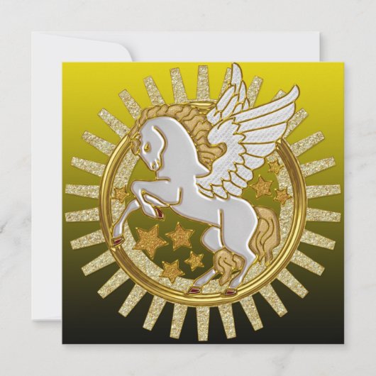 ニューイヤーズデイパーティの招待状 招待状 (正面)