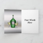 ニューイヤーズデーのカード シーズンカード (内部)