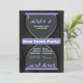 ニューイヤーズハーグラスパーティの招待状 招待状 (スタンド正面)