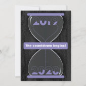 ニューイヤーズハーグラスパーティの招待状 招待状 (裏面)