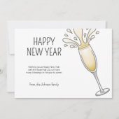 ニューイヤーズパーティーシャンパン シーズンカード (正面)