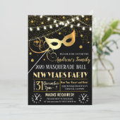 ニューイヤーズ仮装パーティの招待状 招待状 (スタンド正面)