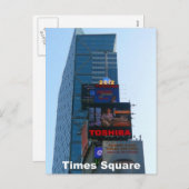 ニューイヤーズ・ボール・アットタイムズスクエア， NY シーズンポストカード (正面/裏面)