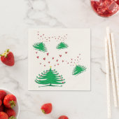 ニューイヤーツリーカクテル紙ナプキンス スタンダードカクテルナプキン (インサイチュ)