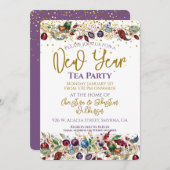 ニューイヤーティーパーティー 招待状 (正面/裏面)