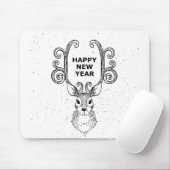 ニューイヤーディアクリスマスホリデー マウスパッド (マウス)