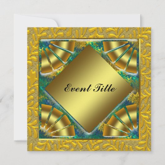 ニューイヤーデイパーティの招待状 招待状 (正面)