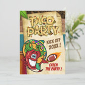 ニューイヤーデイ フットボール タコパーティー ご招待 招待状 (スタンド正面)