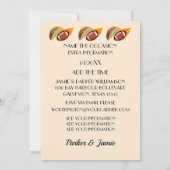 ニューイヤーデイ フットボール タコパーティー ご招待 招待状 (裏面)