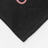 ニューイヤーナースハートビート、ハッピー新年ニャーデザイン フリースブランケット (角)