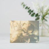 ニューイヤーニューアドベンチャー婚約パーティ招待状 インビテーションポストカード (スタンド正面)