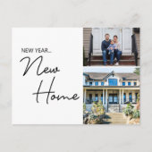 ニューイヤーニューホームファミリーカスタムハウスフォト ポストカード (正面)