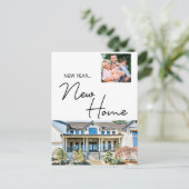 ニューイヤーニューホームファミリーフォトアンドハウスホリデイC シーズンポストカード (スタンド正面)