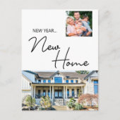 ニューイヤーニューホームファミリーフォトアンドハウスホリデイC シーズンポストカード (正面)