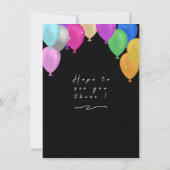 ニューイヤーバルーン 招待状 (裏面)