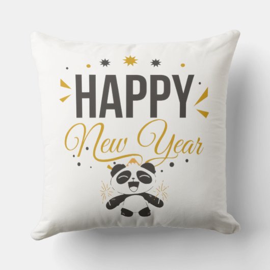ニューイヤーパンダクッション クッション (裏面)