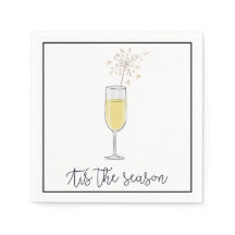 ニューイヤーパーティーシャンパンスパークラーブラック縁どク