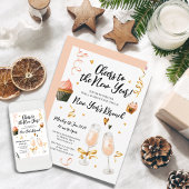 ニューイヤーブランチパーティの招待状テンプレート 招待状