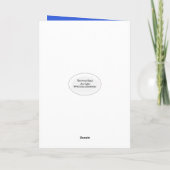 ニューイヤーブルーの時計の小人 シーズンカード (裏面)