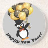 ニューイヤーペンギン砂岩コースター コースター (正面)