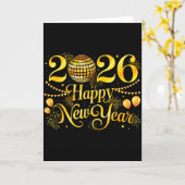 ニューイヤーマッチング・ニューイヤーイブ・パーティーディスコB カード (黄色い花)