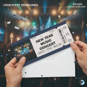 ニューイヤーミュージックコンサート オーダーメイドチケット 招待状