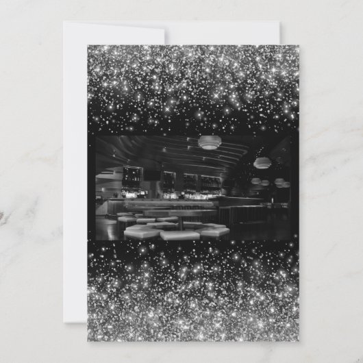 ニューイヤー招待状トレンディーニューイヤーイブ招待状 招待状 (裏面)