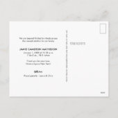 ニューイヤー新しい冒険ベビー写真誕生 シーズンポストカード (裏面)