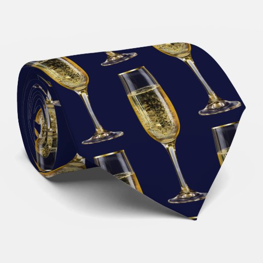 ニューイヤー祝イブシャンパンパーティー ネクタイ (ロール)