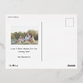 ニューイヤー花火 | 背面写真付き 箔シーズンポストカード (裏面)