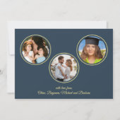 ニューイヤー４枚組　マルチフォトコラージュ　フロント・バックカード 招待状 (裏面)