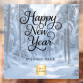 ニューイヤー ウィンターワンダーランド ビジネス ロゴ ウィンドウサイン (シート2)