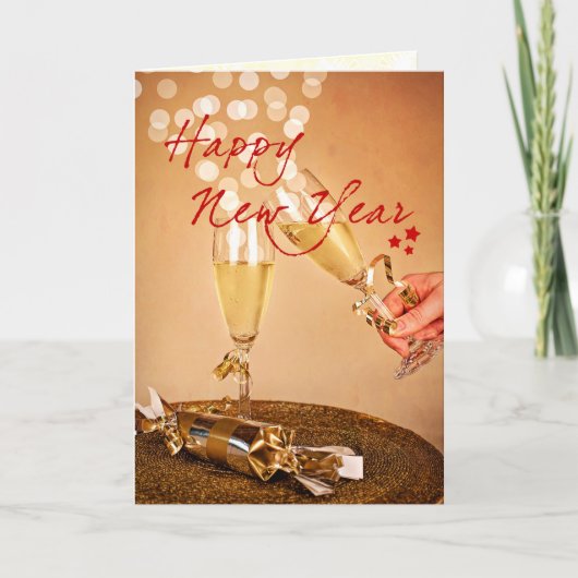 ニューイヤー エレガント クリスマス シャンパン (正面)