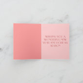 ニューイヤー＆クリスマスカード シーズンカード (内部)