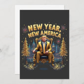 ニューイヤー・ニュー誇りを持った・アメリカ・マガ・トランプ就任式 シーズンカード (正面/裏面)