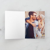 ニューイヤー フラワーデザイン | フォト ホリデー カード (内部)