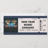 ニューイヤー・ミュージックコンサート特別チケット 招待状 (正面)