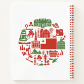 ニューイングランドのアイコン ノートブック (裏面)