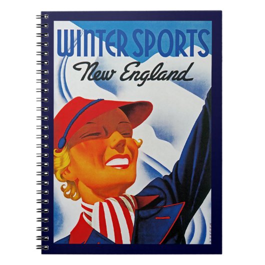 ニューイングランドのウィンタースポーツ ノートブック (正面)