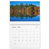 ニューイングランドのカレンダーの秋 カレンダー (2月 2027)