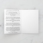 ニューイングランドのカードの秋 カード (内部)