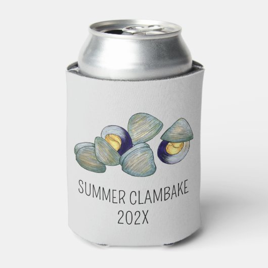 ニューイングランドのクランベークロブスターボイルブロックパーティー 缶クーラー (缶正面)