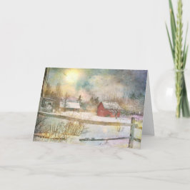 ニューイングランドのクリスマス カード