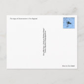 ニューイングランドのクリスマス シーズンポストカード (裏面)