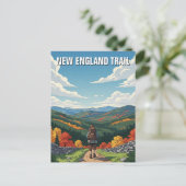 ニューイングランドのトレイル旅行 ポストカード (スタンド正面)